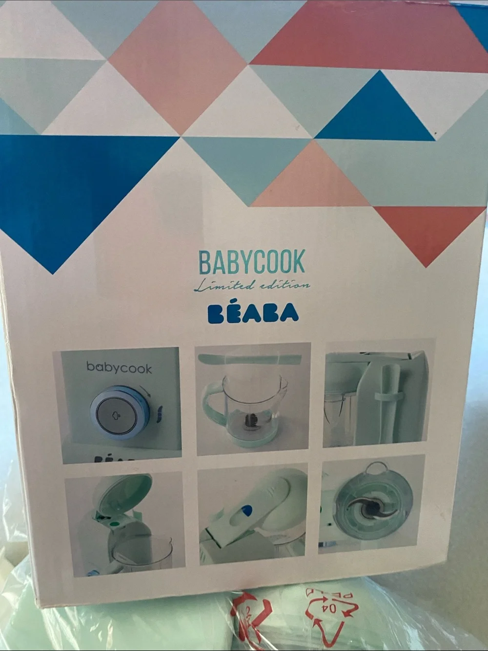 BEABA Babycook Solo Blender & Steamer Macaron Jade Green new open box